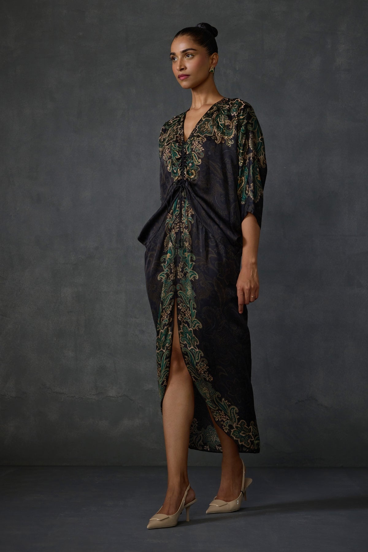 Paisley Drawstring Dress Namrata Joshipura Online