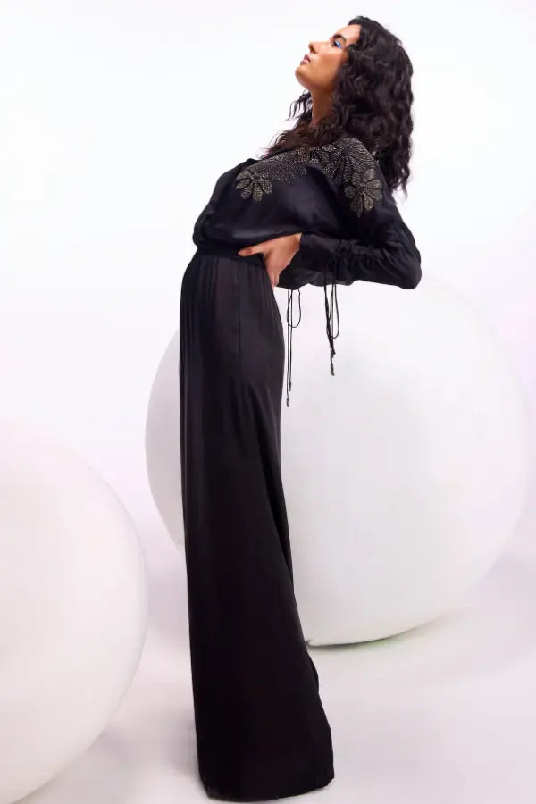Cosmos Wide Collared Jumpsuit Namrata Joshipura