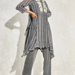 Aster Stripes Straight Set Namrata Joshipura