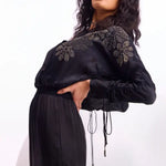 Cosmos Wide Collared Jumpsuit Namrata Joshipura