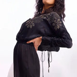 Cosmos Wide Collared Jumpsuit Namrata Joshipura