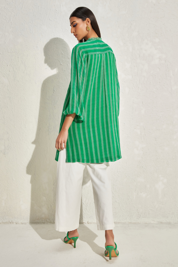 Aster Stripes Straight Tunic