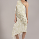 COSMIC DUST ONE SHOULDER DRESS
