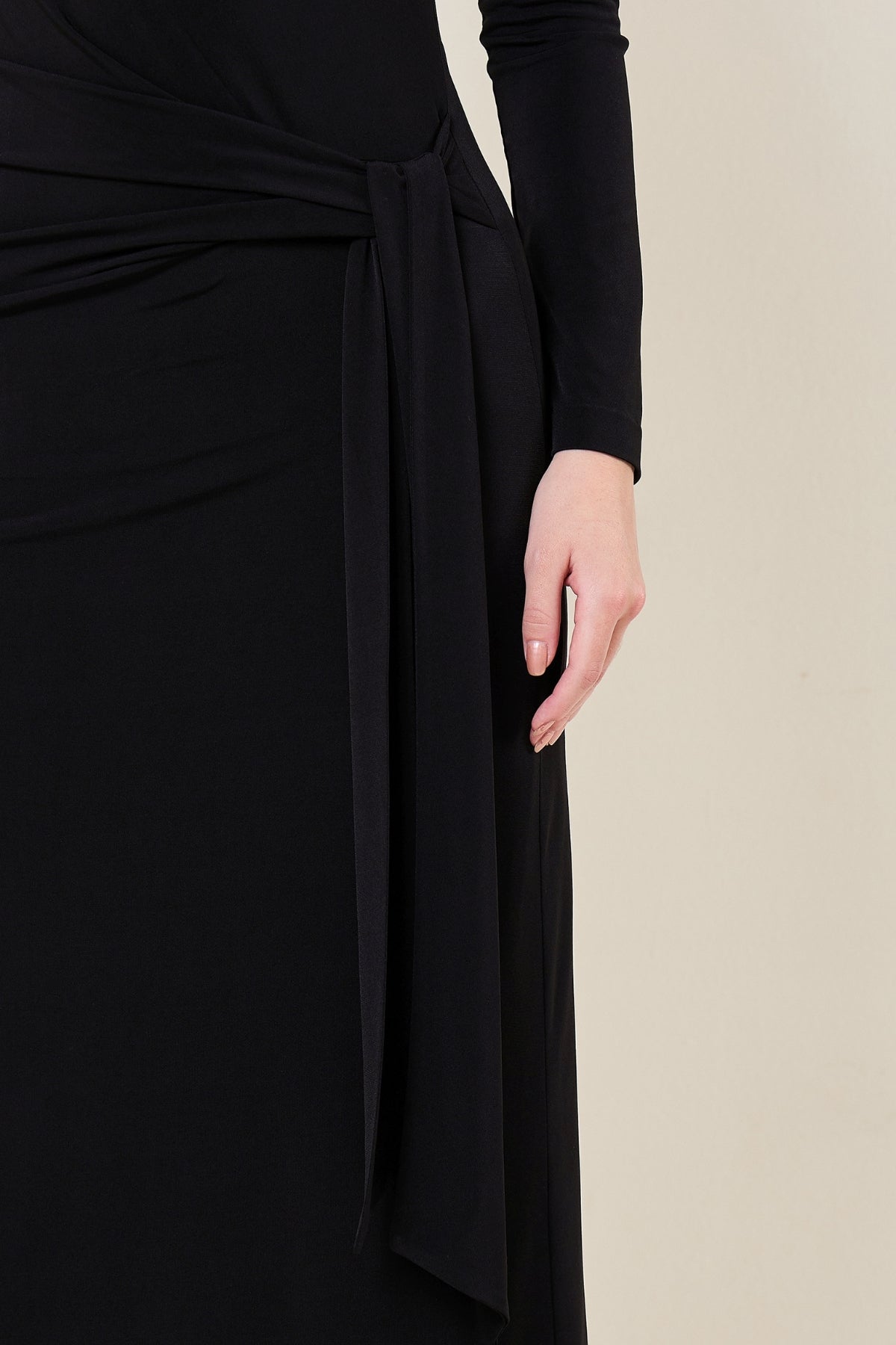 MARIELLE WAIST TIE DRAPED DRESS Namrata Joshipura Online