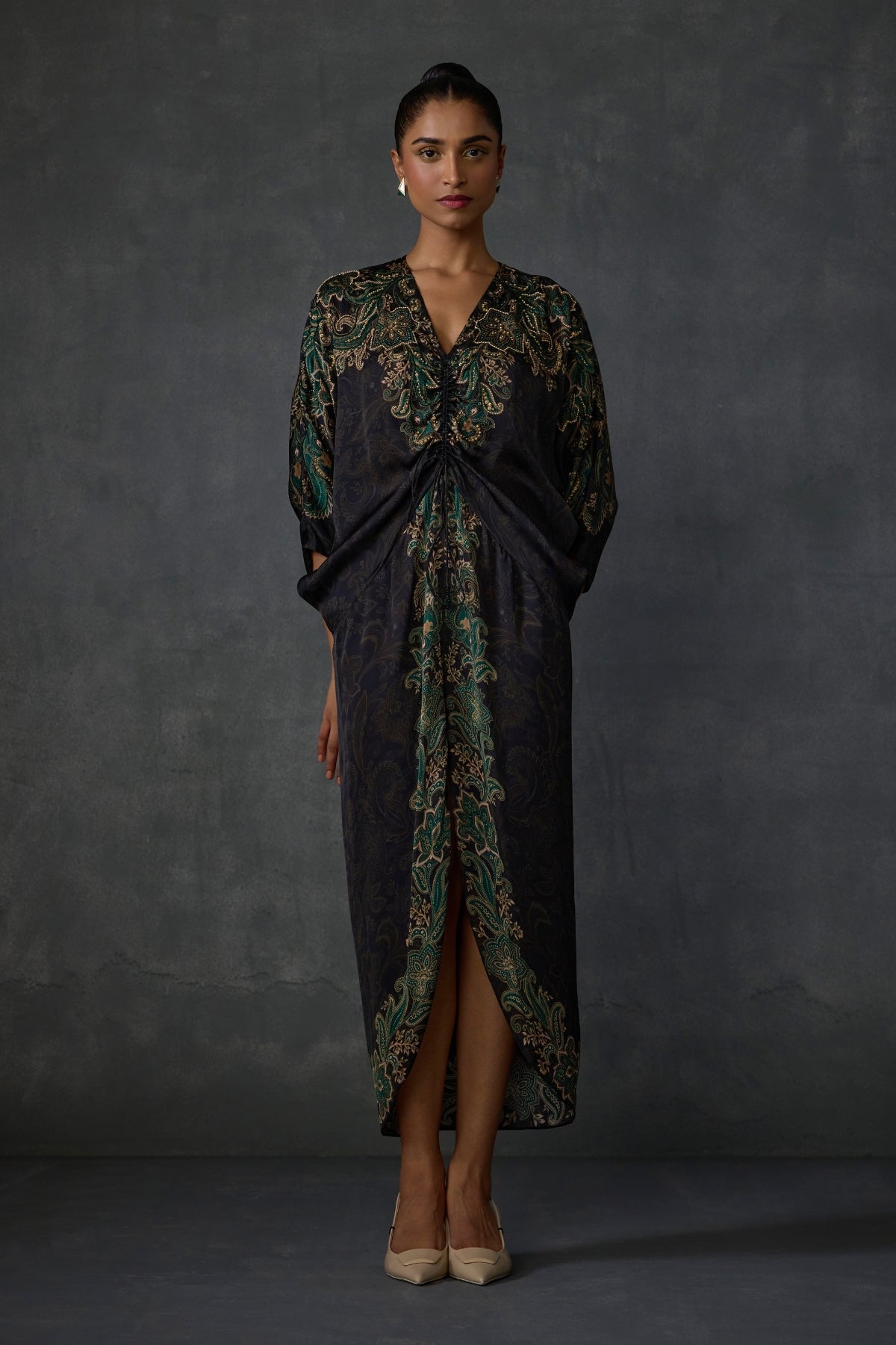 Paisley Drawstring Dress Namrata Joshipura Online