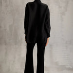 Era Fringe Classic Shirt Charcoal Namrata Joshipura