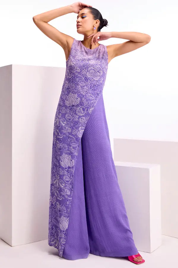 Cerelia Asymmetric Overlap  Jumpsuit Namrata Joshipura
