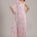 PEARL METEOR ONE SHOULDER PRINTED JUMPSUIT