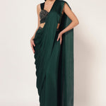 MARIELLE CORSET BLOUSE WITH DRAPE SAREE Namrata Joshipura Online