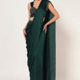 MARIELLE CORSET BLOUSE WITH DRAPE SAREE Namrata Joshipura Online