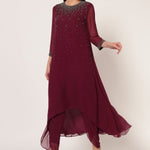 SILVER DUST HI-LOW CO-ORD SET Namrata Joshipura Online