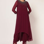 SILVER DUST HI-LOW CO-ORD SET Namrata Joshipura Online