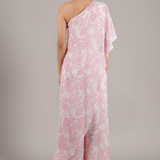 PEARL METEOR ONE SHOULDER PRINTED JUMPSUIT