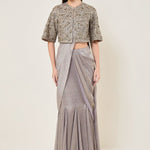 Amara Cape With Mermaid Drape Saree Namrata Joshipura Online