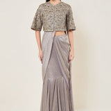 Amara Cape With Mermaid Drape Saree Namrata Joshipura Online