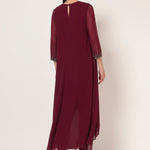 SILVER DUST HI-LOW CO-ORD SET Namrata Joshipura Online