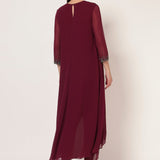 SILVER DUST HI-LOW CO-ORD SET Namrata Joshipura Online