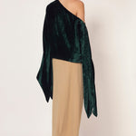 MARIELLE ONE OFF SHOULDER KAFTAN WITH DRAPE SKIRT Namrata Joshipura Online