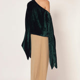 MARIELLE ONE OFF SHOULDER KAFTAN WITH DRAPE SKIRT Namrata Joshipura Online