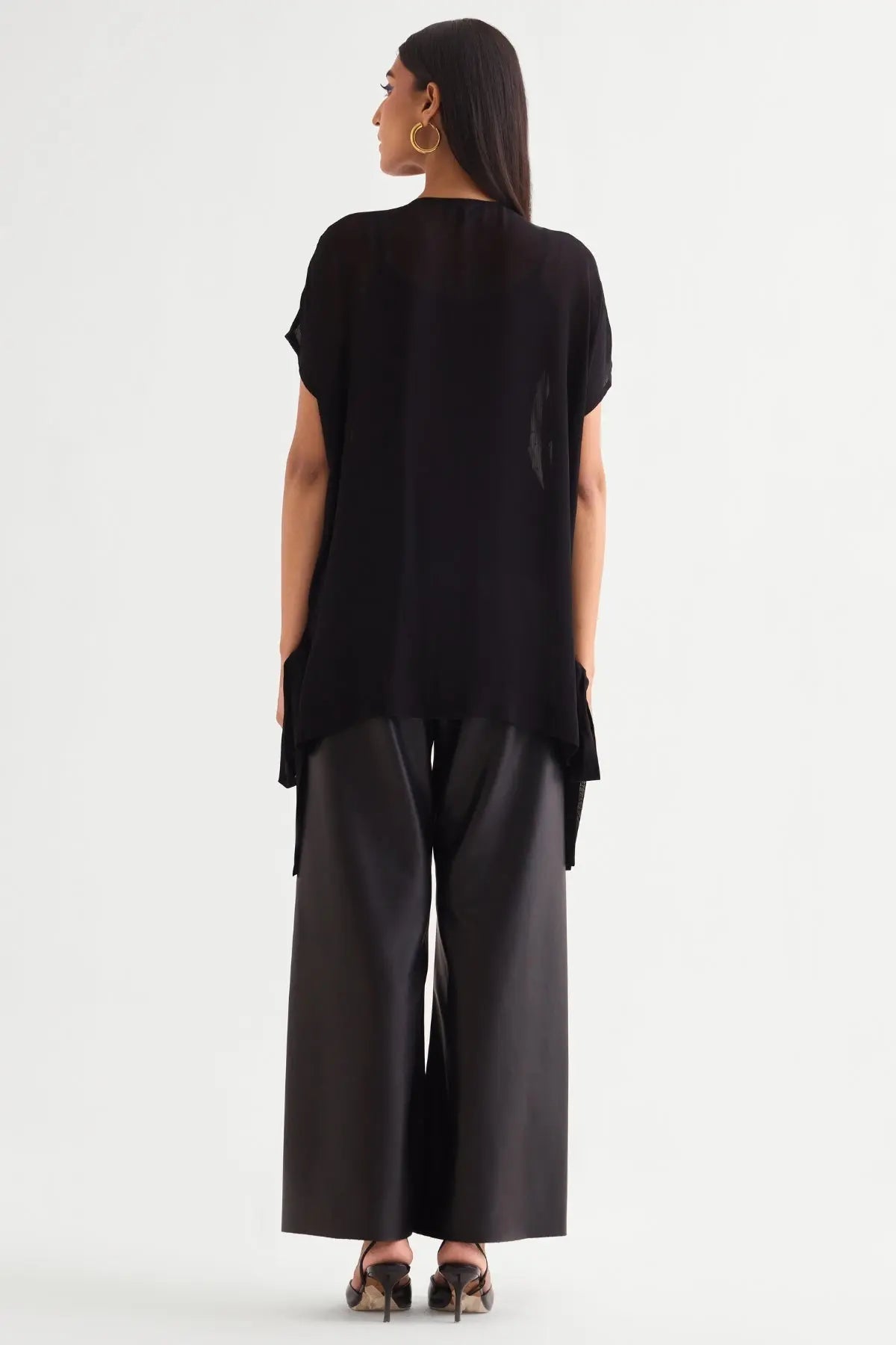 Star Glaze Boxy Tunic With Side Tie Namrata Joshipura Online