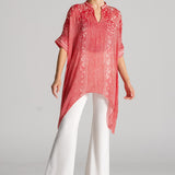 PAISLEY WAVES HANDKERCHIEF TUNIC