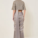 Amara Cape With Mermaid Drape Saree Namrata Joshipura Online
