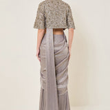 Amara Cape With Mermaid Drape Saree Namrata Joshipura Online