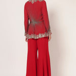 TIMELESS BLOOM PEPLUM SHARARA SET Namrata Joshipura Online