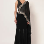 TIMELESS BLOOM GODET DRAPE SAREE Namrata Joshipura Online