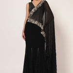 TIMELESS BLOOM GODET DRAPE SAREE Namrata Joshipura Online