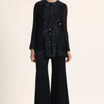Rosette Peplum Top With Sharara Namrata Joshipura Online