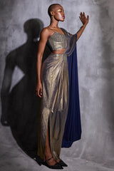 Cordelia Foil Draped Saree