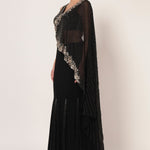 TIMELESS BLOOM GODET DRAPE SAREE Namrata Joshipura Online