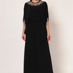 TIMELESS BLOOM CAPE STYLE JUMPSUIT Namrata Joshipura Online