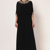 TIMELESS BLOOM CAPE STYLE JUMPSUIT Namrata Joshipura Online