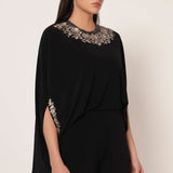 TIMELESS BLOOM CAPE STYLE JUMPSUIT Namrata Joshipura Online