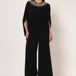 TIMELESS BLOOM CAPE STYLE JUMPSUIT Namrata Joshipura Online