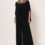 TIMELESS BLOOM CAPE STYLE JUMPSUIT Namrata Joshipura Online