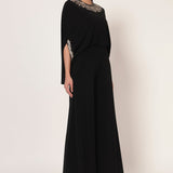 TIMELESS BLOOM CAPE STYLE JUMPSUIT Namrata Joshipura Online