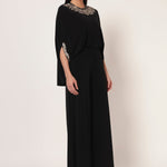 TIMELESS BLOOM CAPE STYLE JUMPSUIT Namrata Joshipura Online