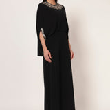 TIMELESS BLOOM CAPE STYLE JUMPSUIT Namrata Joshipura Online