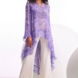 Cerelia Frill Long Back Tunic Namrata Joshipura