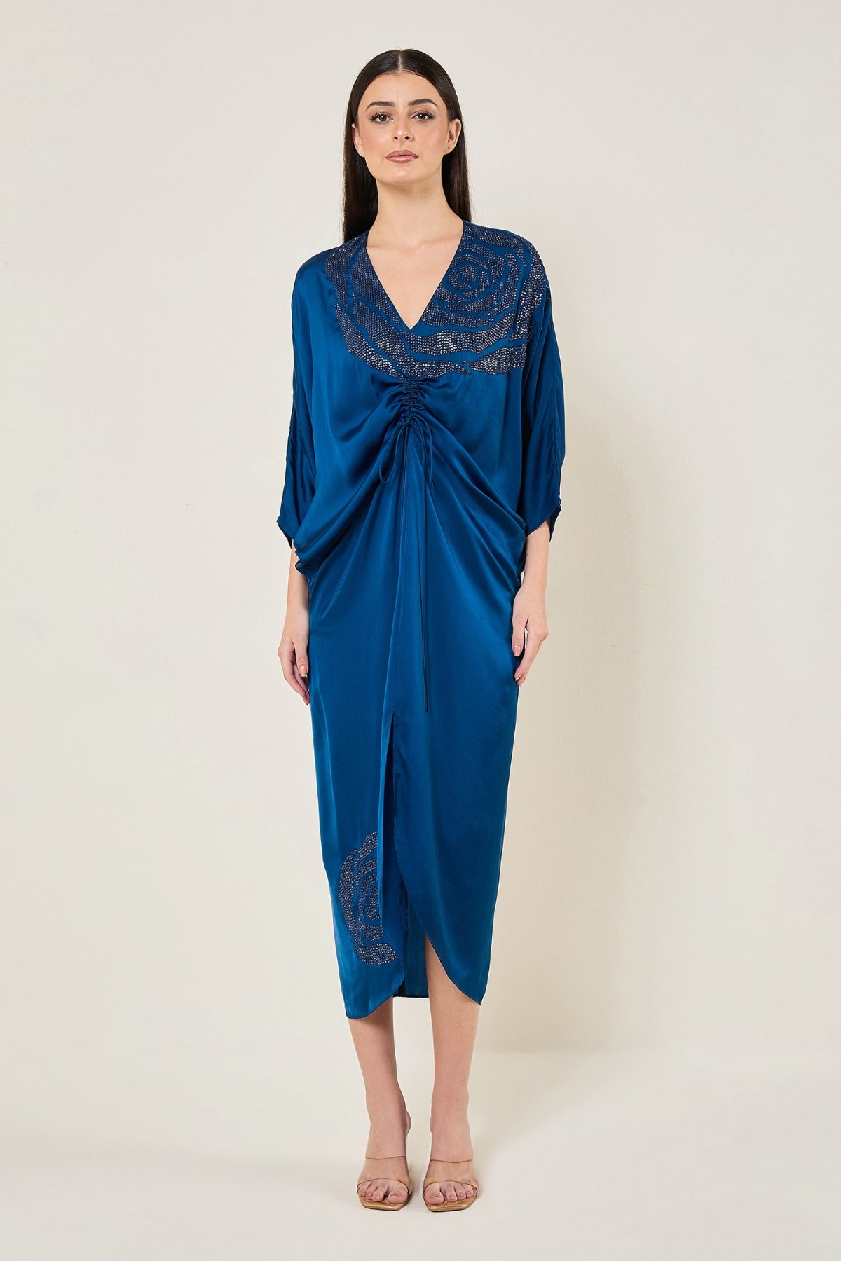 Rosette Drawstring Dress Namrata Joshipura Online