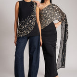 COSMIC DUST DRAPED TOP