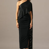 Grille One Shoulder Gown Namrata Joshipura Online