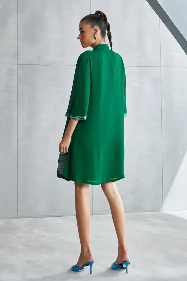 Wild Violet Pleated Dress Namrata Joshipura