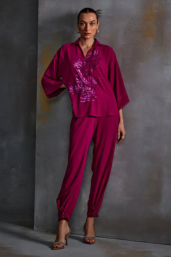 Autumn Fern Boxy Co-Ord Set Namrata Joshipura