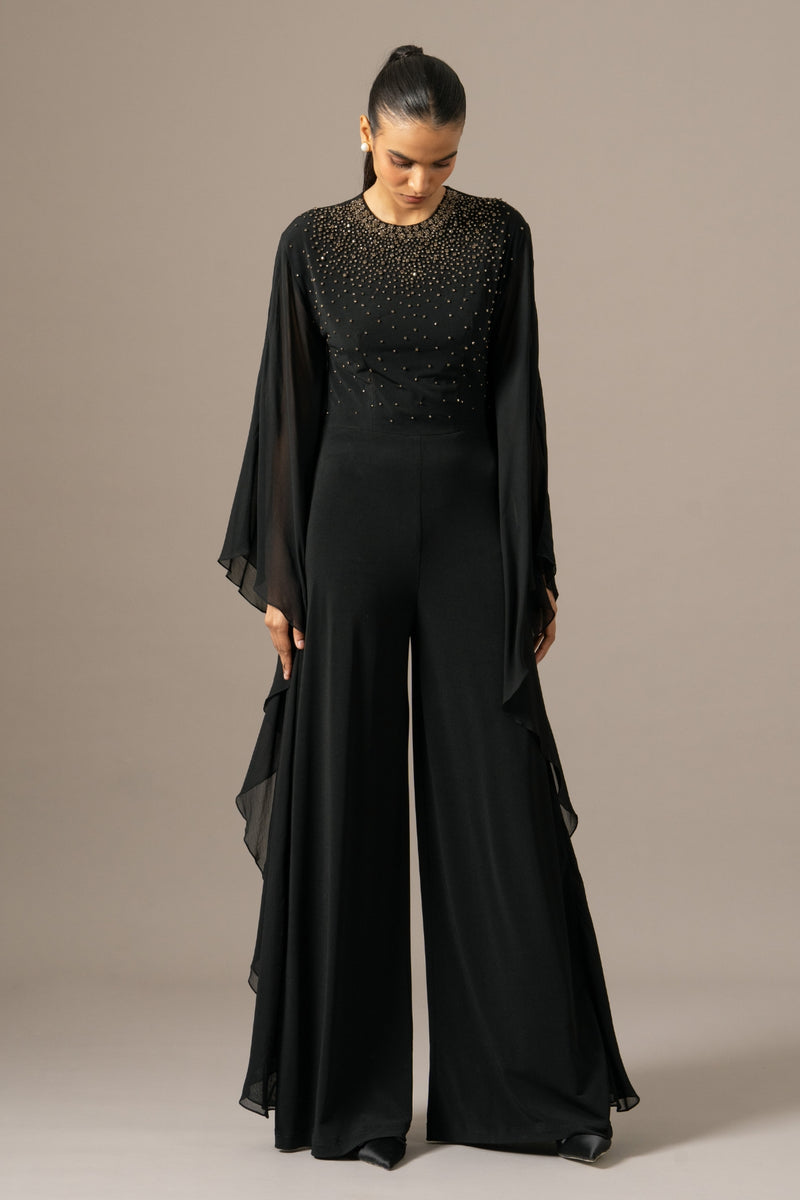 Star gaze Batwing Jumpsuit