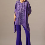Pansy Flower Handkerchief Tunic Namrata Joshipura Online