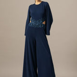 Baroque Waist Embroidered Side Cut Jumpsuit Namrata Joshipura Online